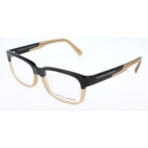 NWT PORSCHE DESIGN P8707 B Black Gold Eyeglasses